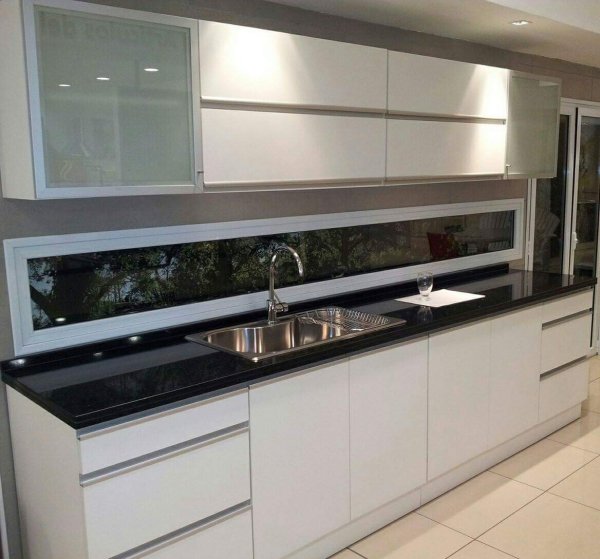 Melamina con bordes de Aluminio - Muebles de cocina a medida ... Melamina con bordes de Aluminio - Muebles de cocina a medida ...